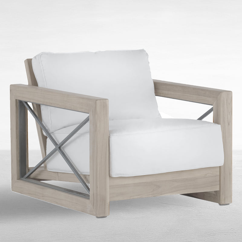 Malta Teak Outdoor Lounge Chair