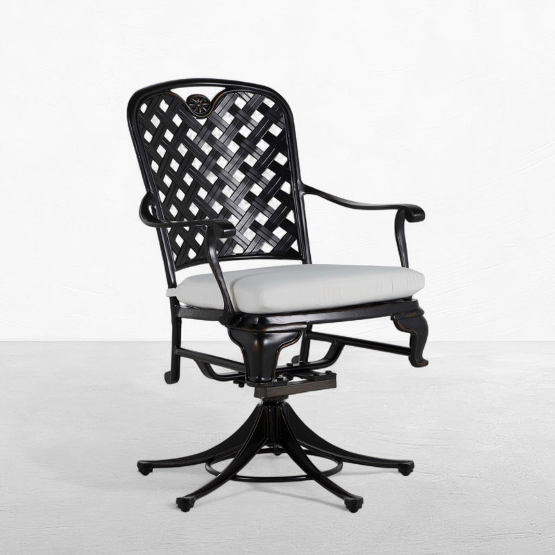 Provance Cast Aluminum Swivel Rocker Lounge Chair