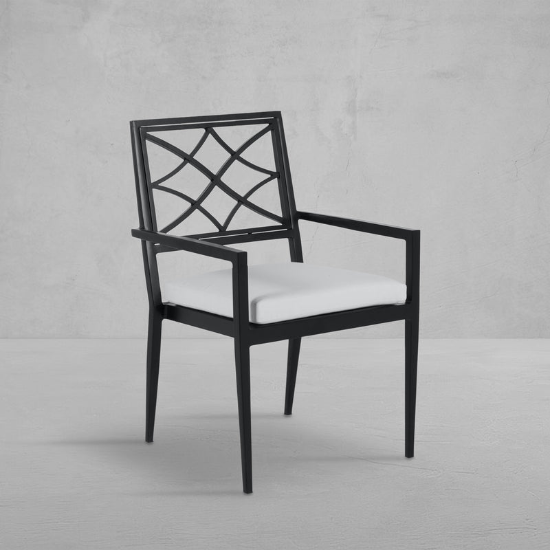 Elegante Aluminum Outdoor Arm Chair