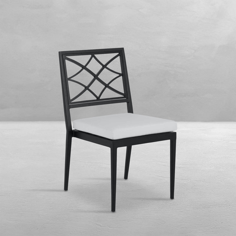 Elegante Aluminum Outdoor Side Chair