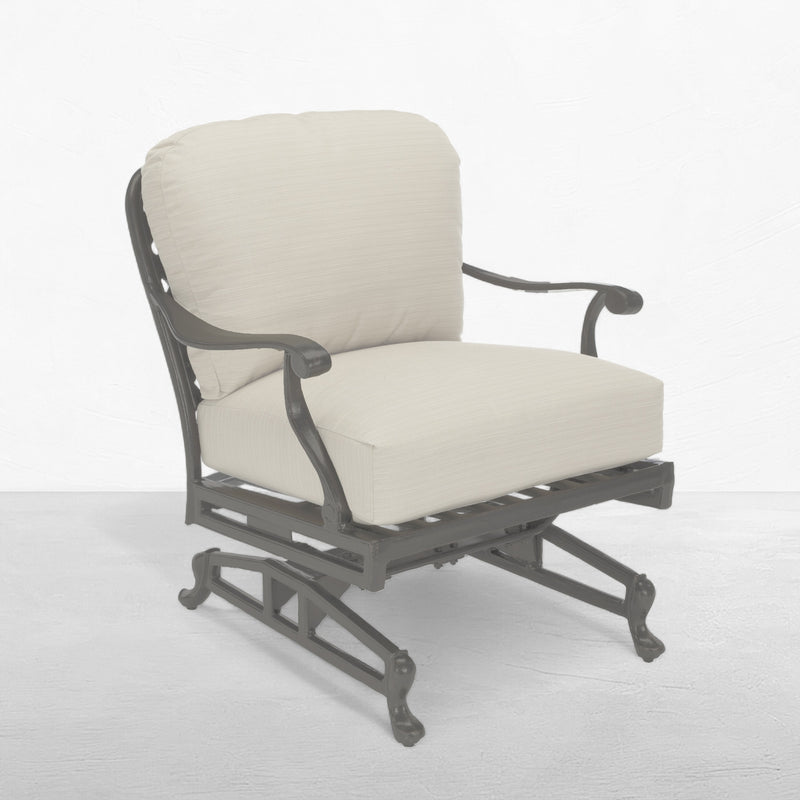Provance Cast Aluminum Spring Lounge Chair