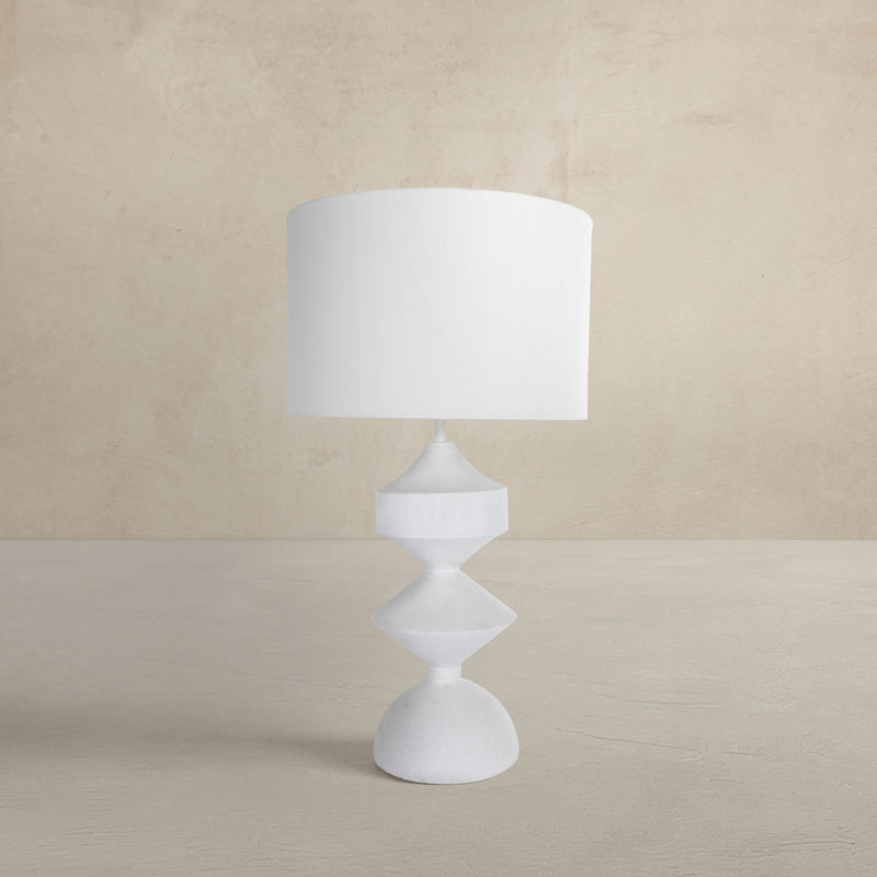 Maddox Table Lamp-White
