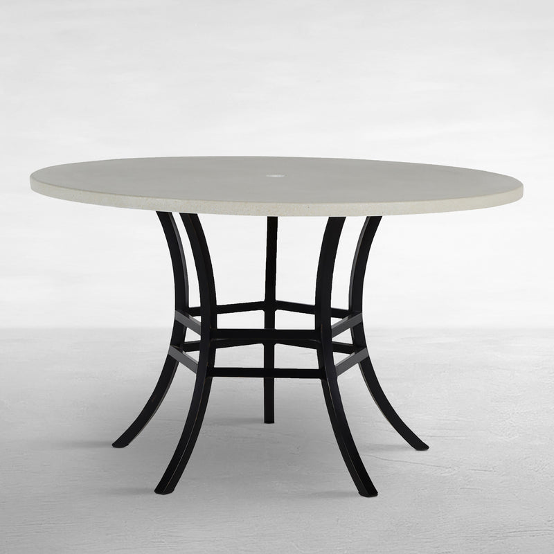 Cort Aluminum Outdoor Pedestal Dining Table Base