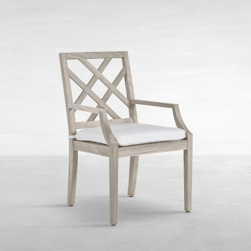 Haley Teak Outdoor Arm Chair