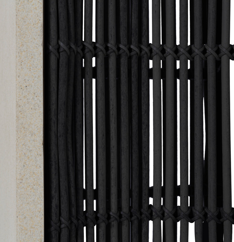 Travertine Top/Onyx Base