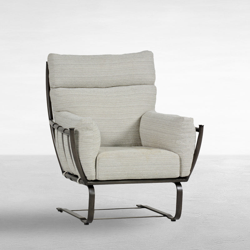 Majorca Aluminum Outdoor Spring Lounge Chair