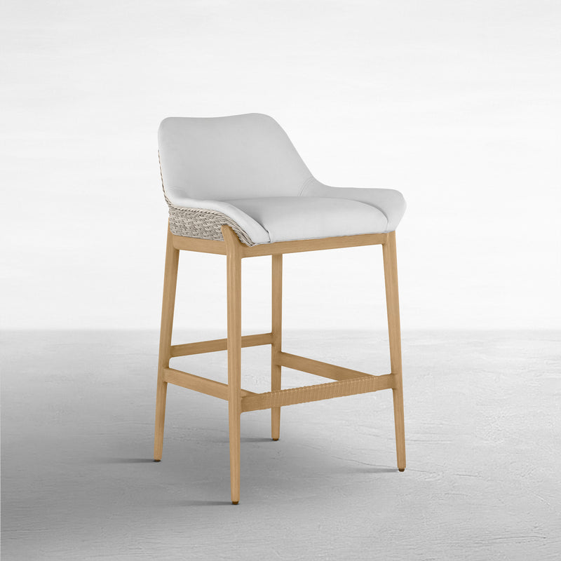 Palma N-Dura Resin Wicker Outdoor Bar Stool