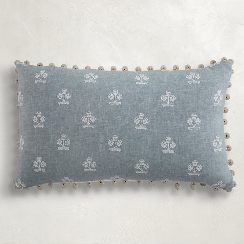 Flower Basket Indoor Lumbar Pillow