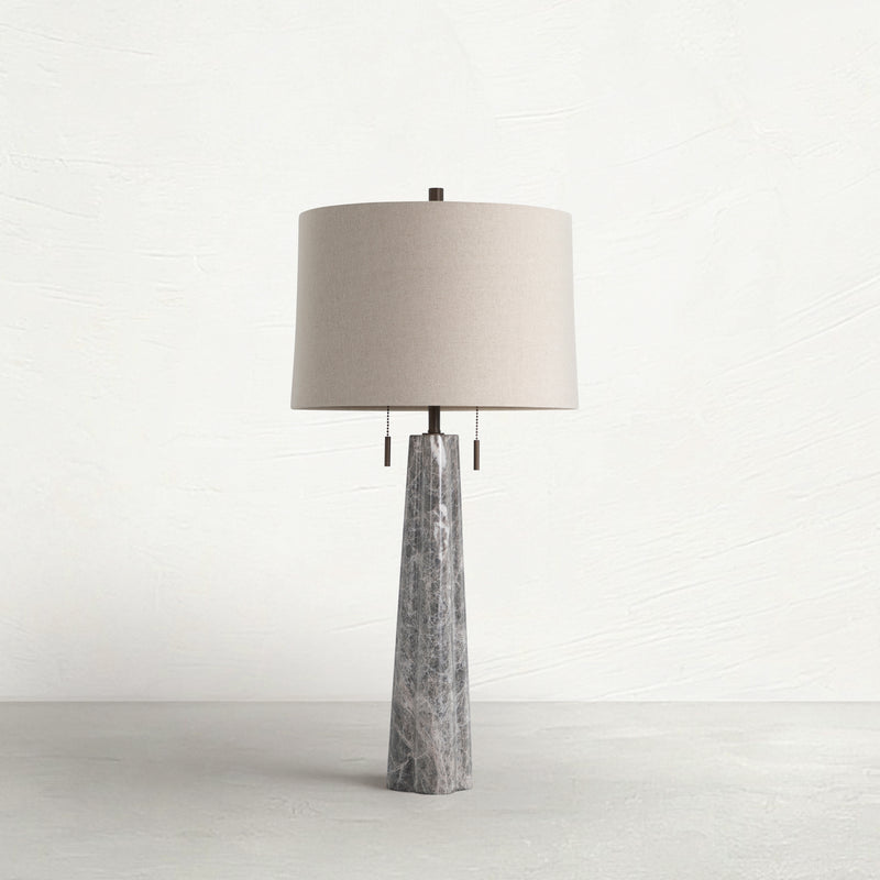 Margaret Table Lamp - Marble
