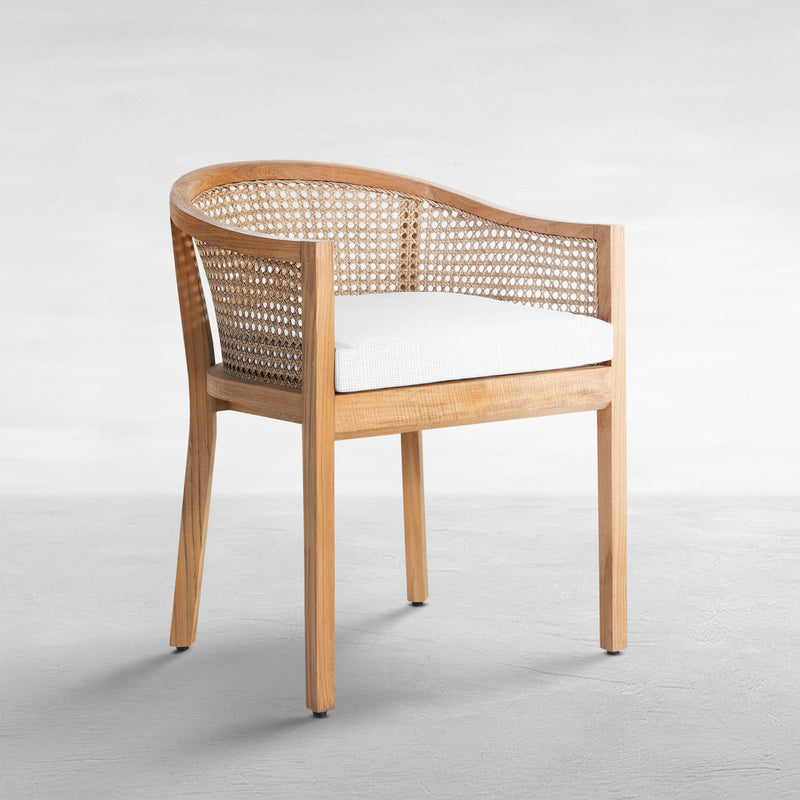 Playa N-Dura Ultra Wicker Outdoor Teak Arm Chair