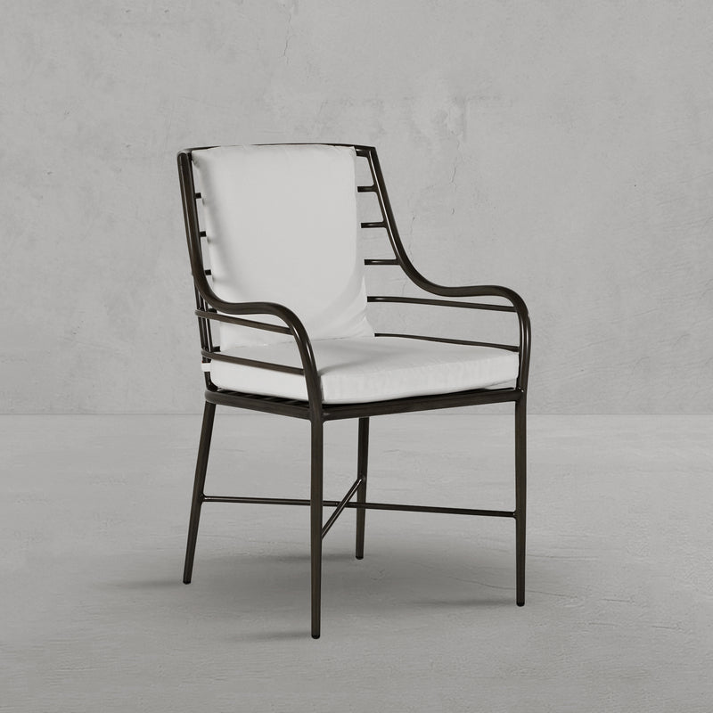 Carmel Aluminum Outdoor Seating Arm Chair