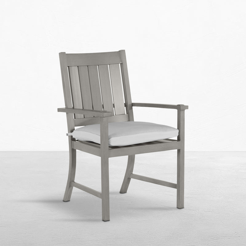 Croquet Aluminum Outdoor Arm Chair