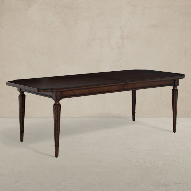 Mathis Extension Dining Table - Rustic Antique Oak