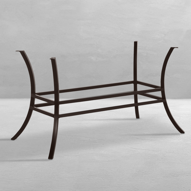 Cort Rectangle Outdoor Pedestal Table Base