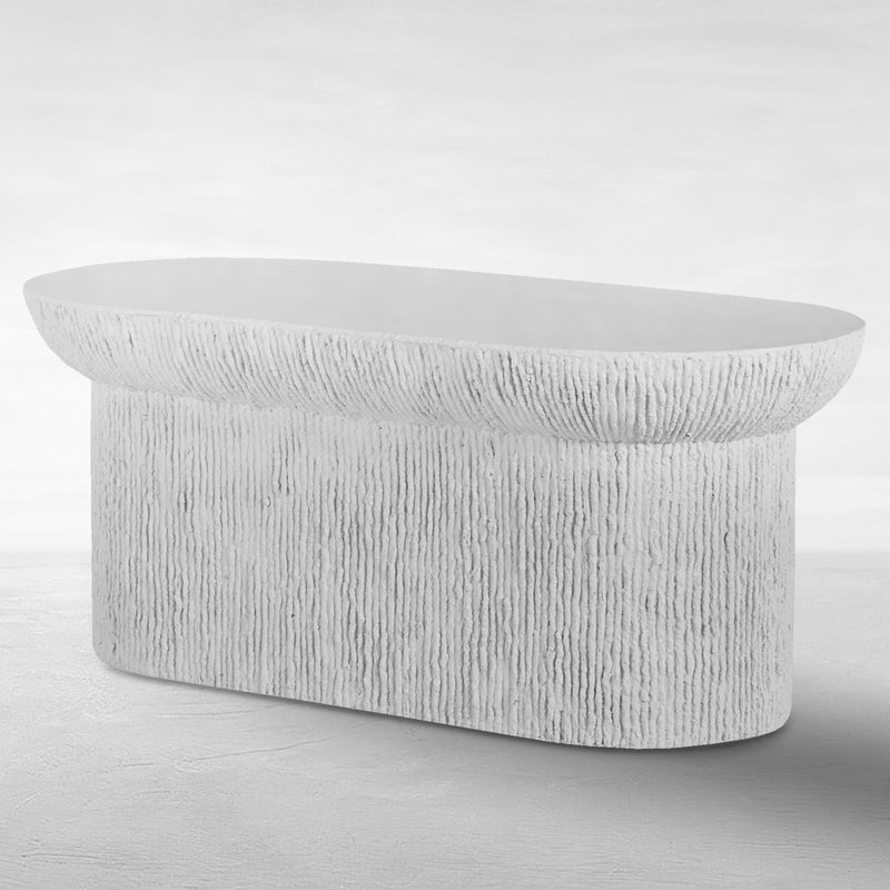 Brant 42" x 20.3" Outdoor Pedestal Coffee Table
