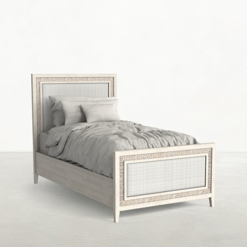 Grand Bermuda Twin Bed - Whitewash