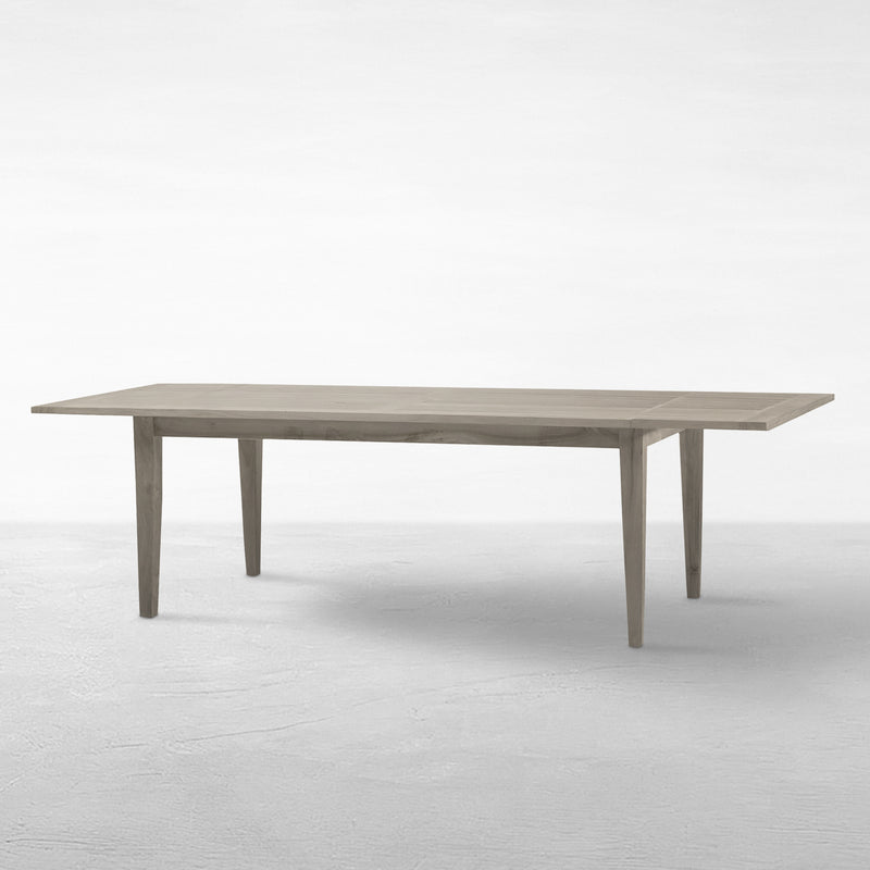 Teak Extension Farm Table W/ Hole