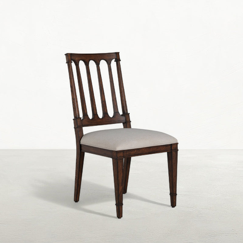 Mathis Dining Side Chair - Rustic Antique Oak