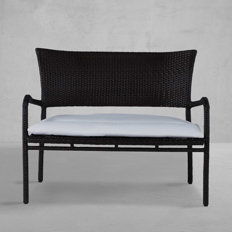 Skye N-Dura Resin Wicker Outdoor Woven Bench