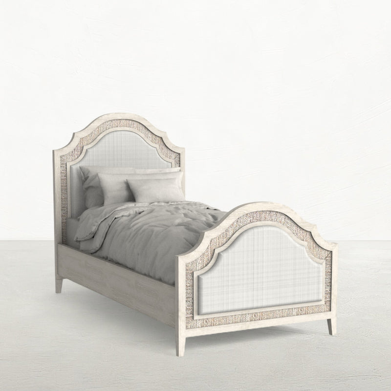 Grand Bermuda Classic Twin Bed - Whitewash