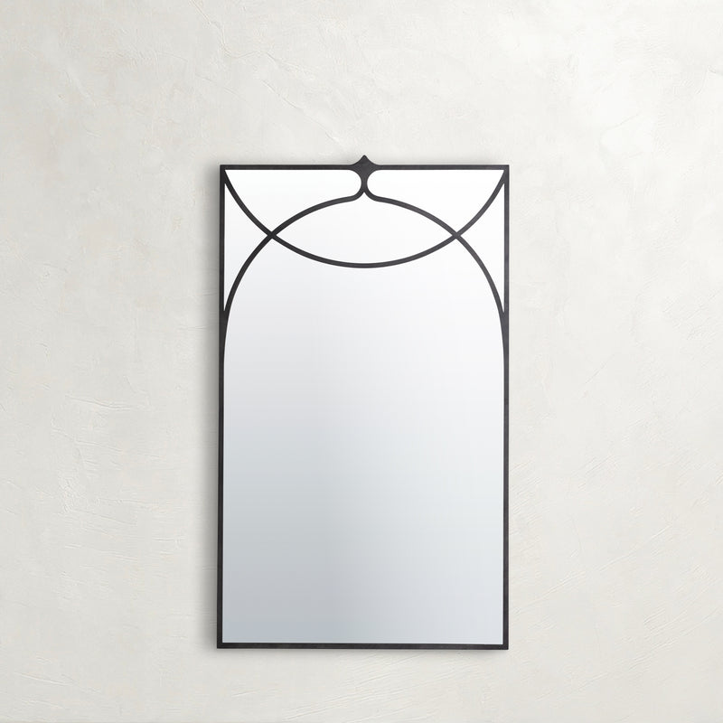 Swan Mirror - Pewter