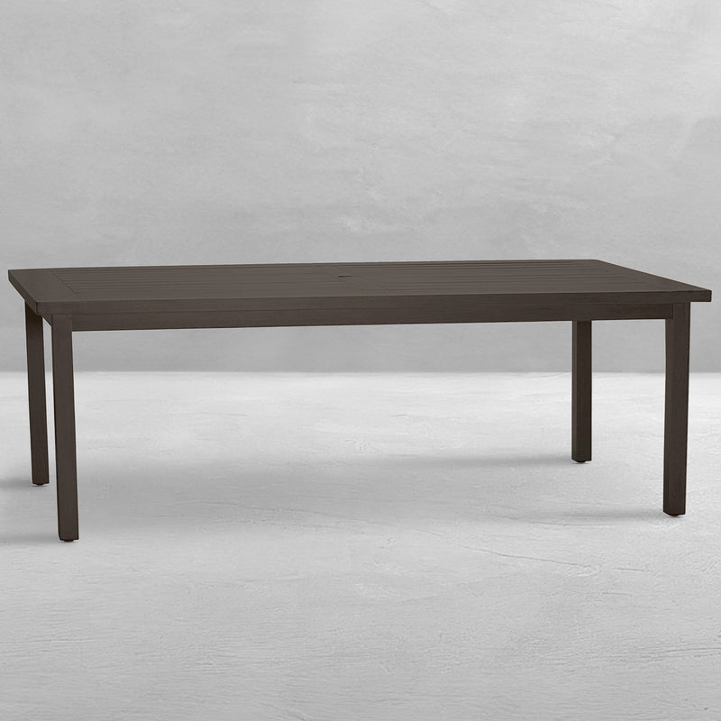 Club Rectangle Outdoor Slatted Dining Table